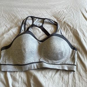 Gray and Black SportsBra